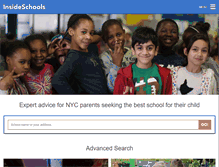 Tablet Screenshot of insideschools.org